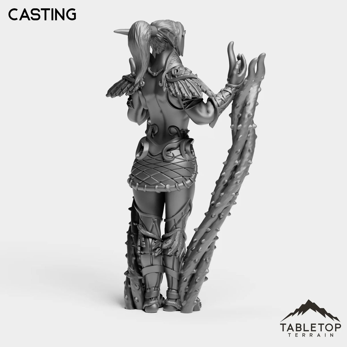 Tabletop Terrain Miniature Night Sentinel Druid Female