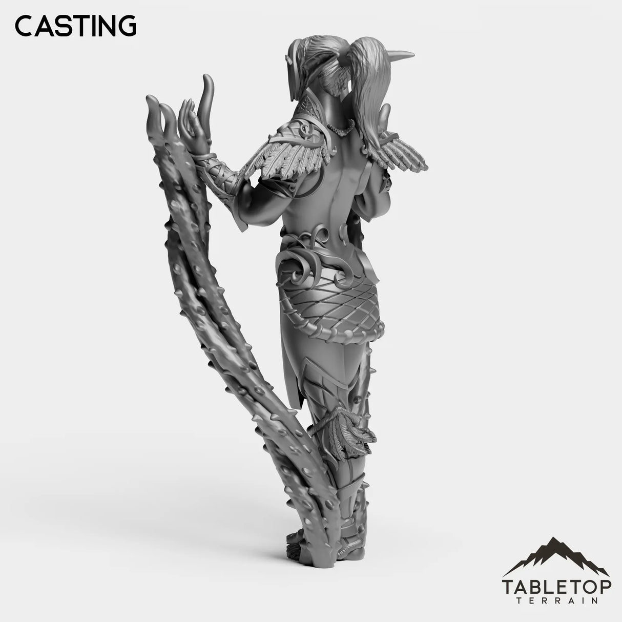 Tabletop Terrain Miniature Night Sentinel Druid Female