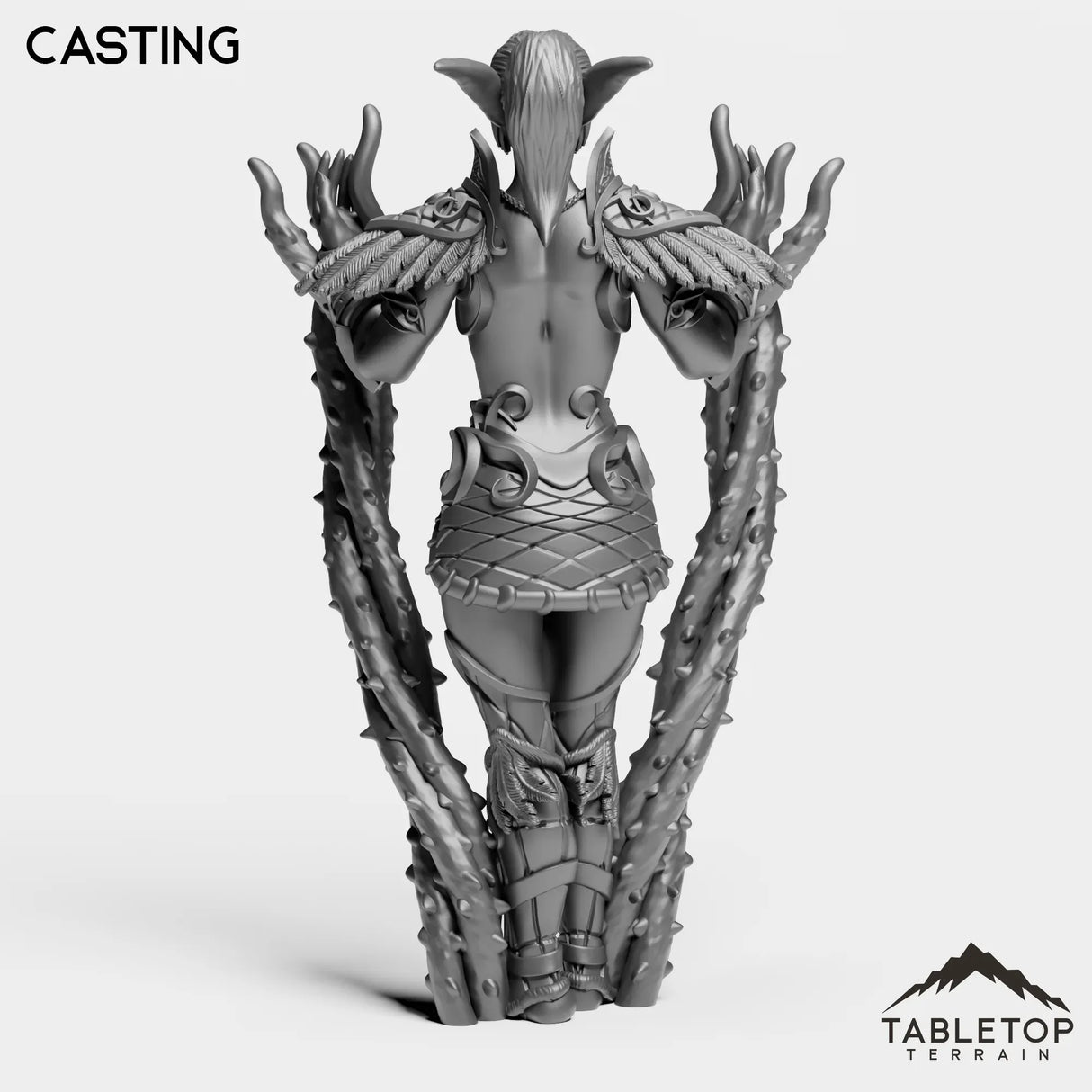 Tabletop Terrain Miniature Night Sentinel Druid Female
