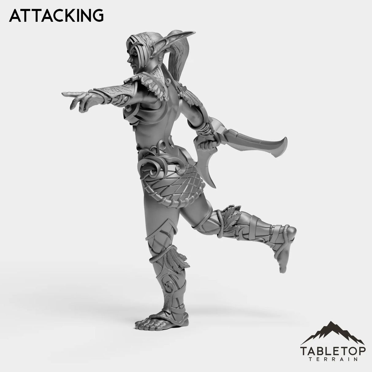 Tabletop Terrain Miniature Night Sentinel Female