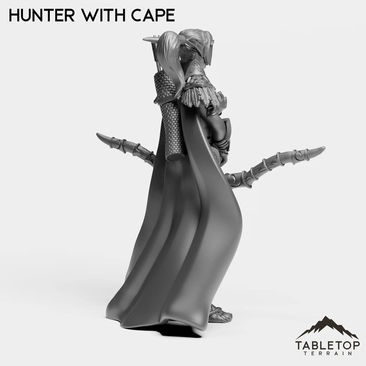 Tabletop Terrain Miniature Night Sentinel Hunter Female