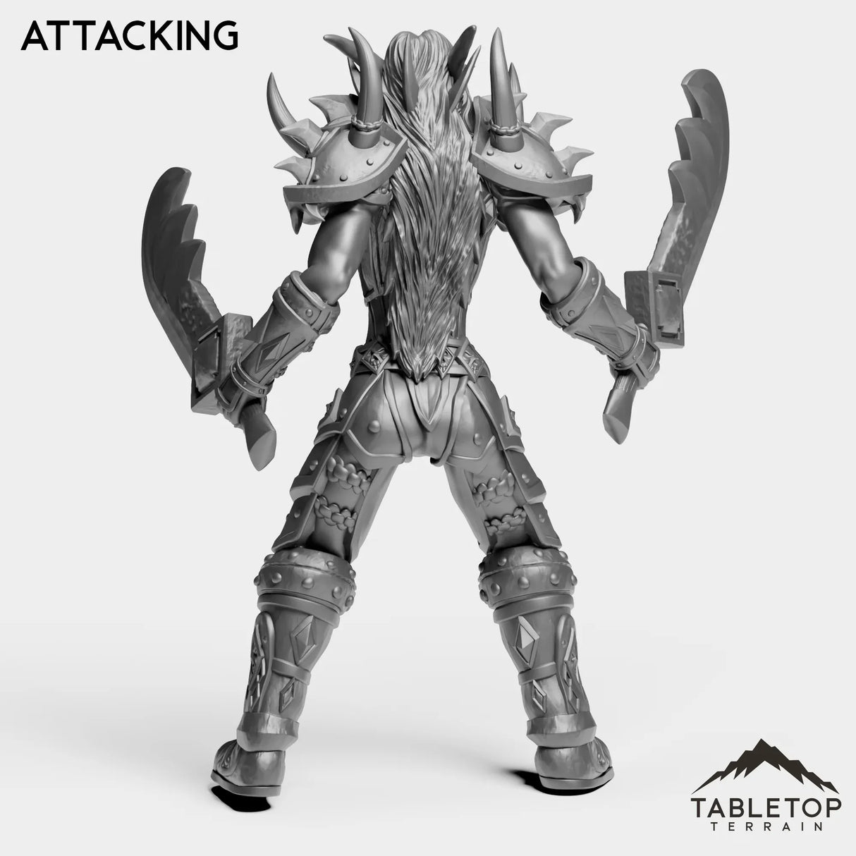 Tabletop Terrain Miniature Night Warrior Female Tier 1