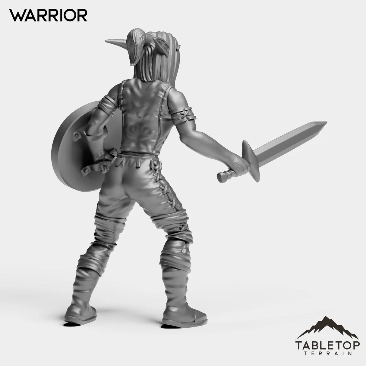Tabletop Terrain Miniature Night Warrior Starter Female