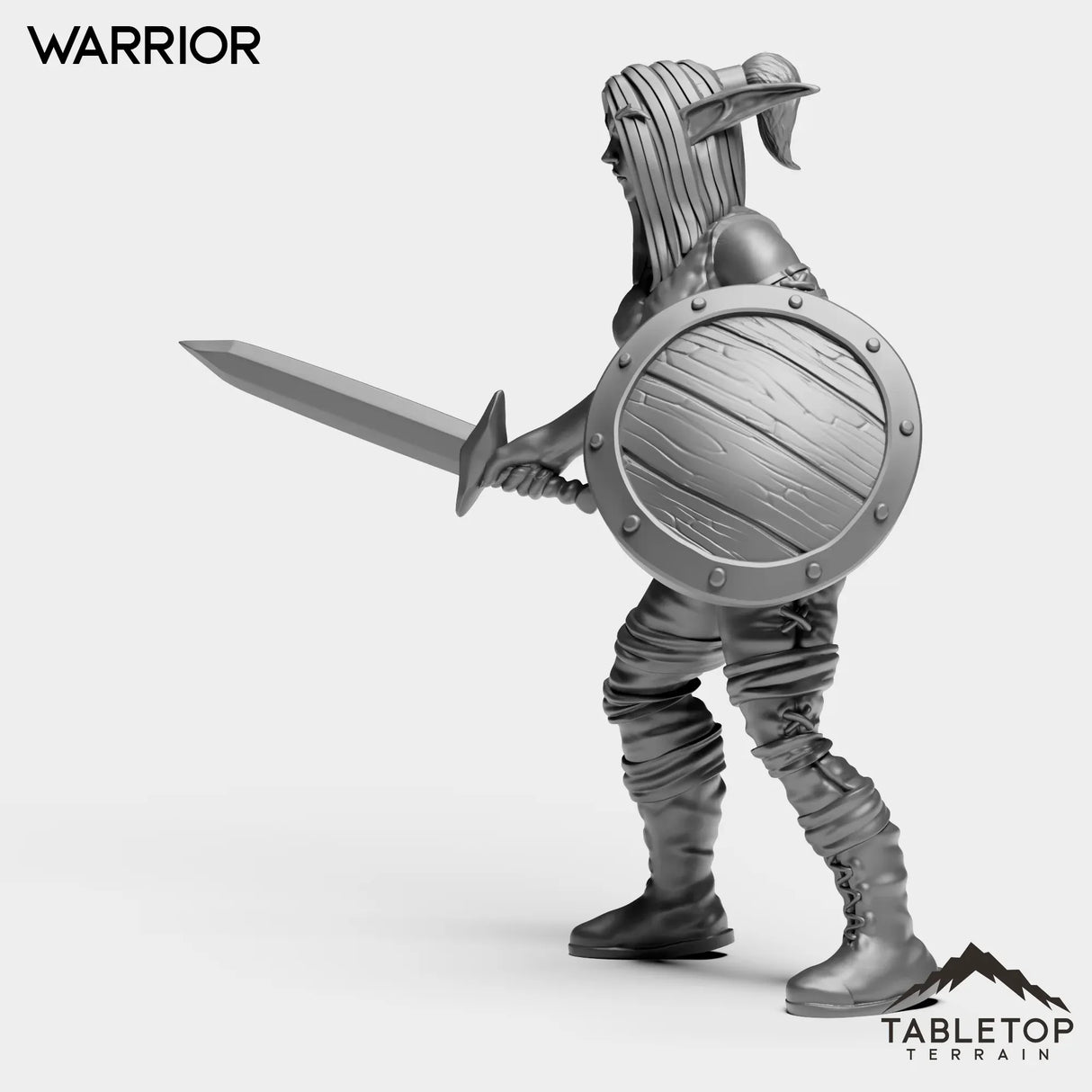 Tabletop Terrain Miniature Night Warrior Starter Female