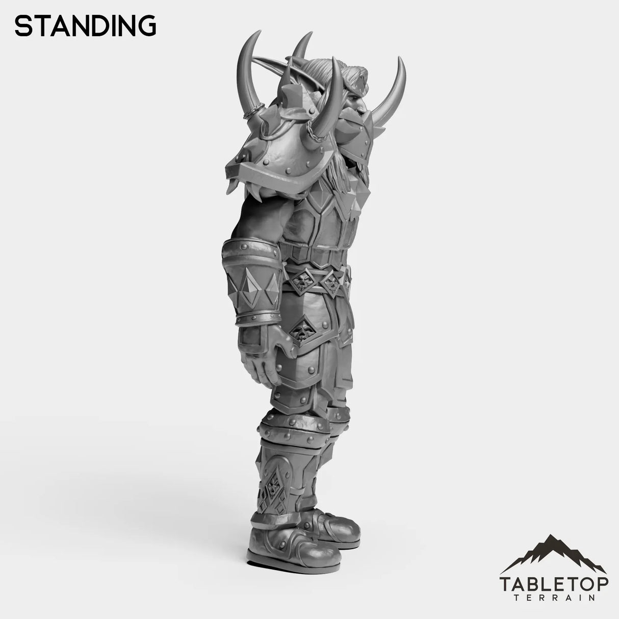 Tabletop Terrain Miniature Night Warrior Tier 1