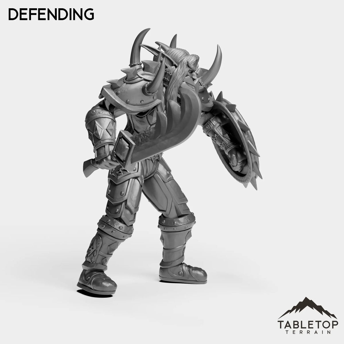 Tabletop Terrain Miniature Night Warrior Tier 1