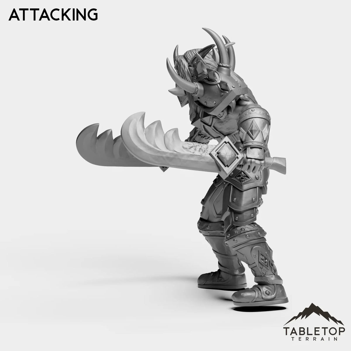 Tabletop Terrain Miniature Night Warrior Tier 1