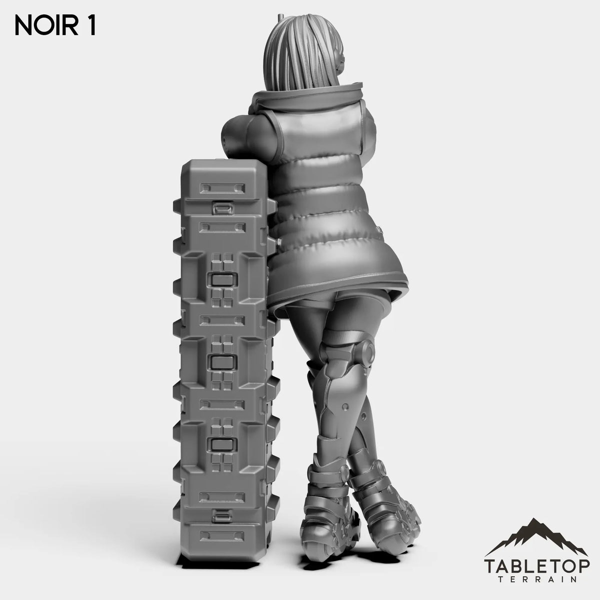 Tabletop Terrain Miniature Noir