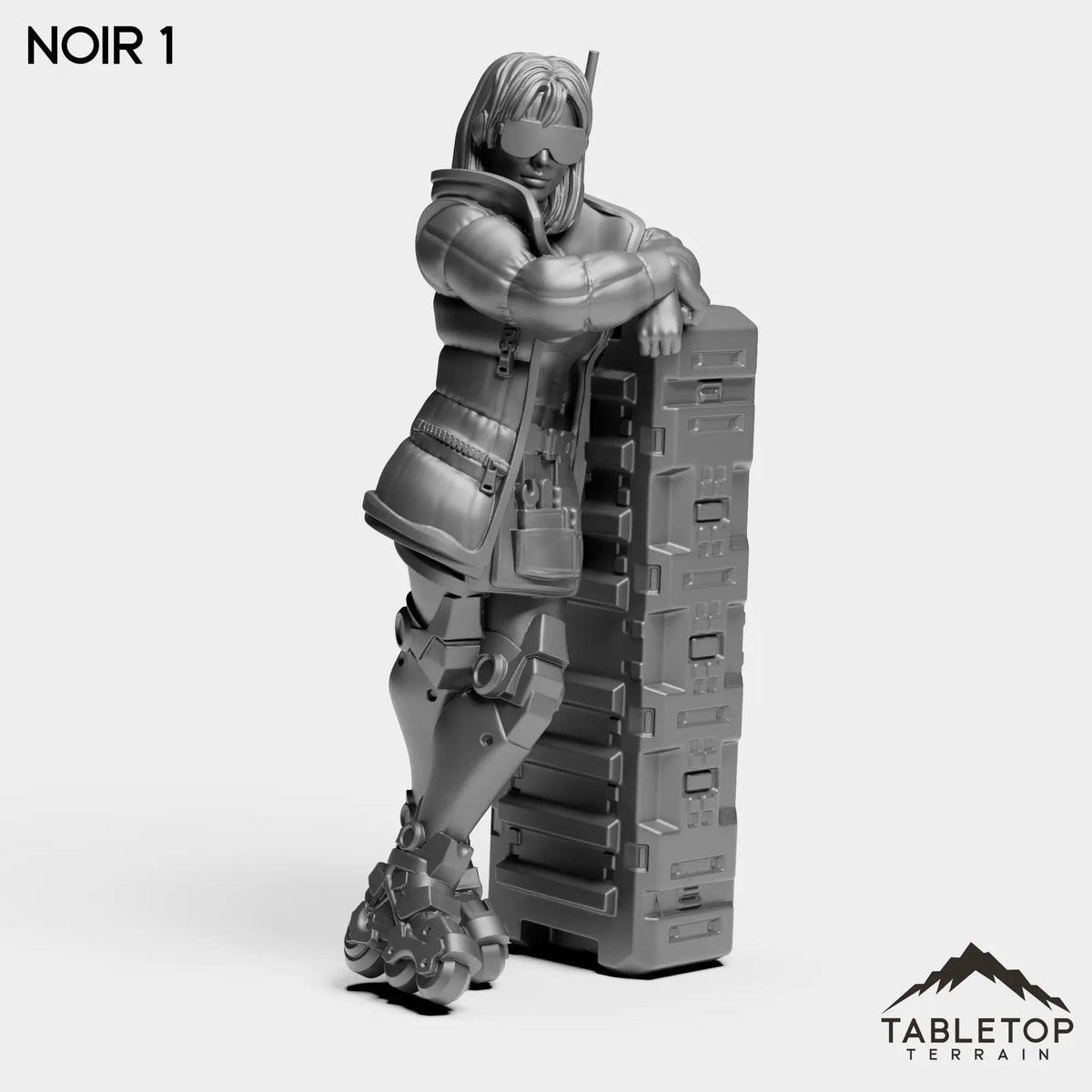 Tabletop Terrain Miniature Noir