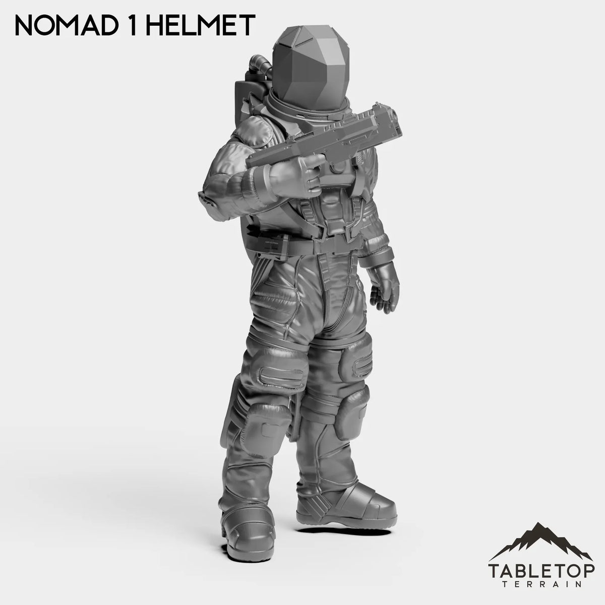 Tabletop Terrain Miniature Nomad 1 Helmet Nomad Spacewear