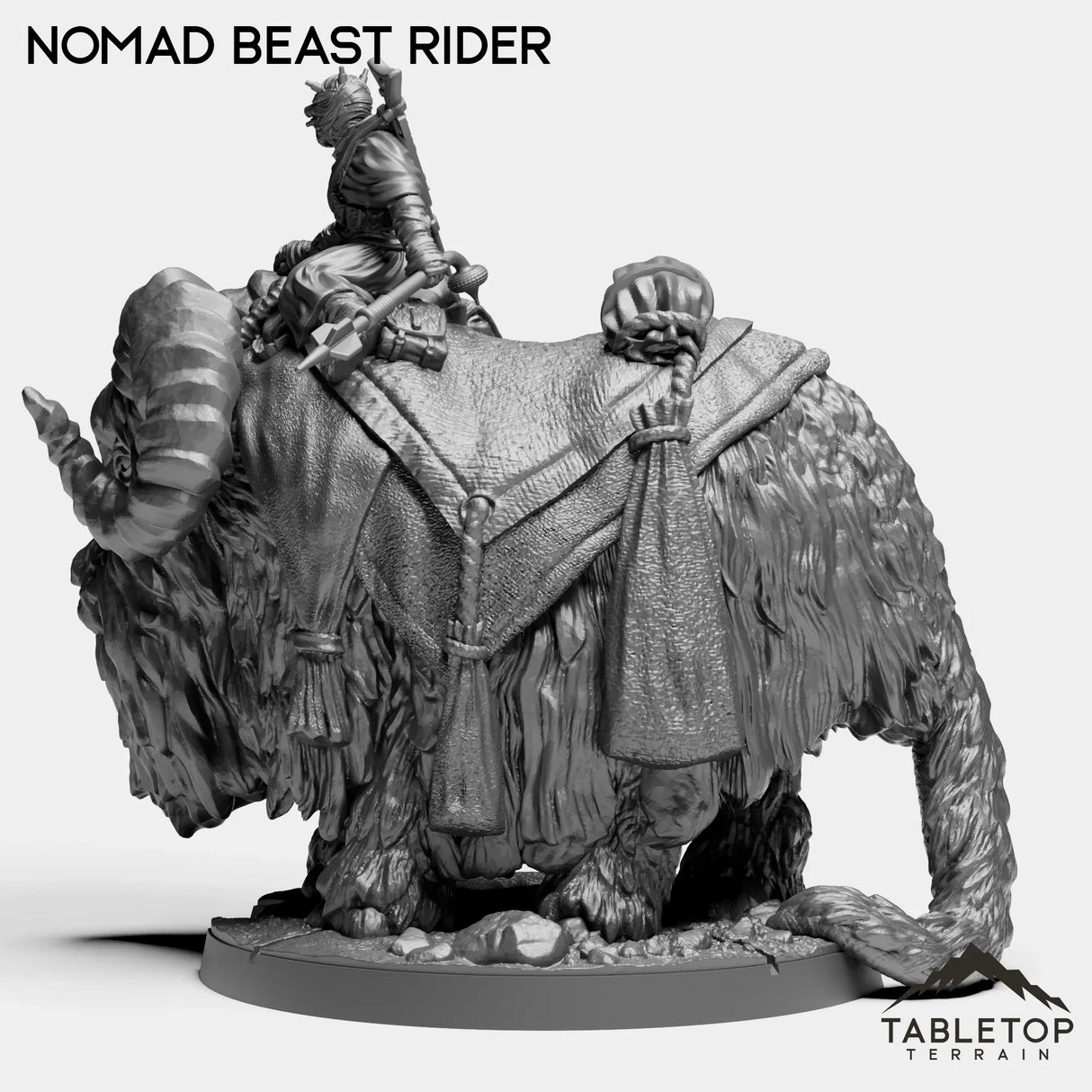 Tabletop Terrain Miniature Nomad Beast Rider