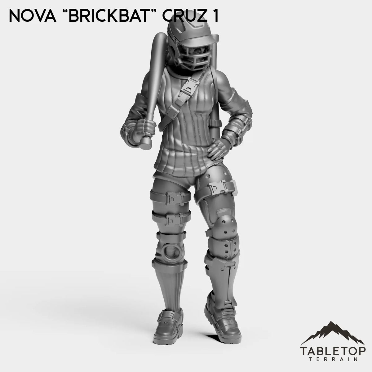 Tabletop Terrain Miniature Nova “Brickbat” Cruz 1 Nova ''Brickbat'' Cruz