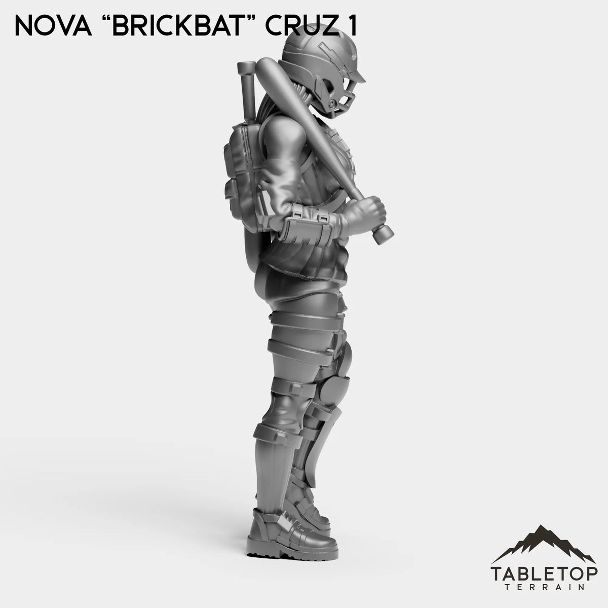 Tabletop Terrain Miniature Nova ''Brickbat'' Cruz