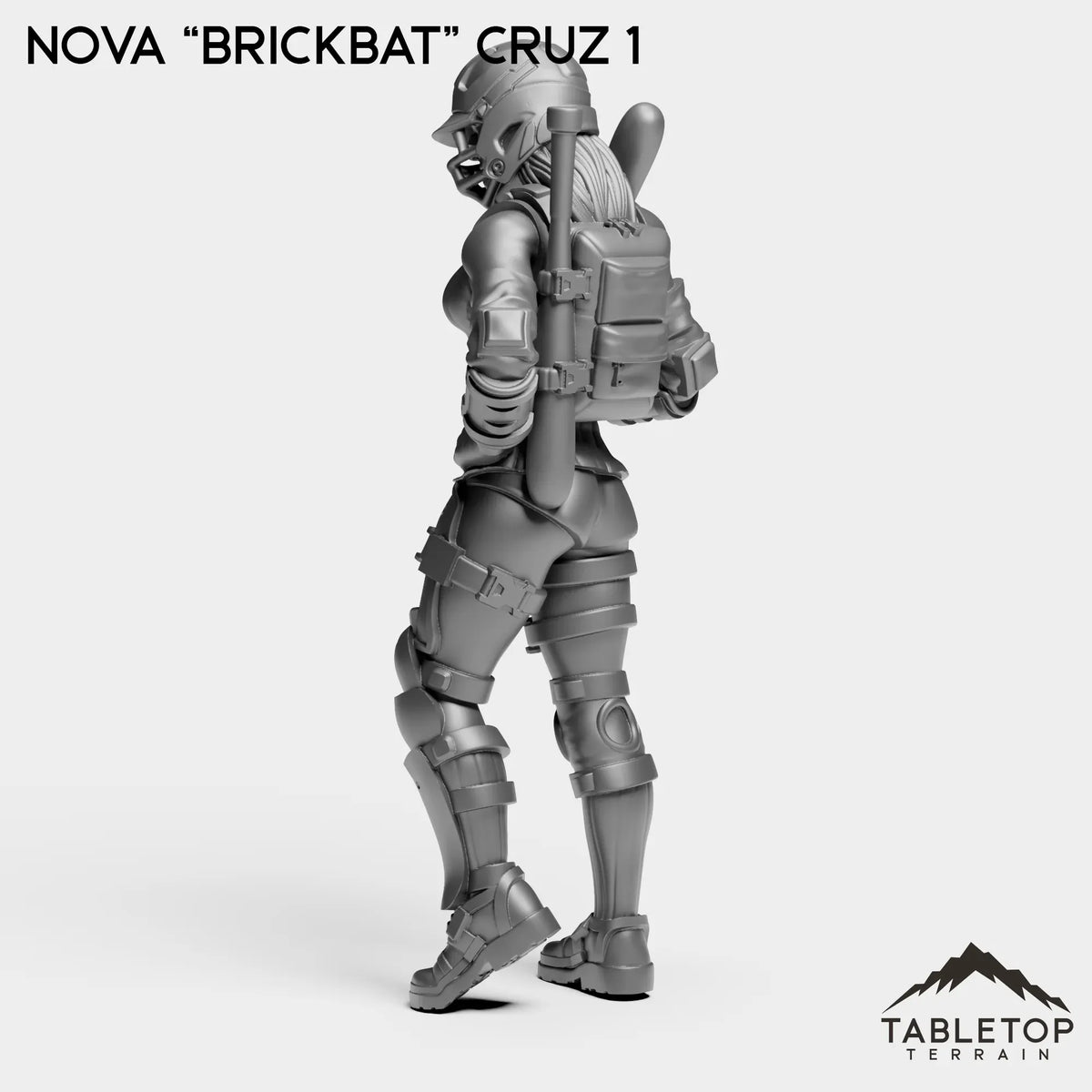 Tabletop Terrain Miniature Nova ''Brickbat'' Cruz