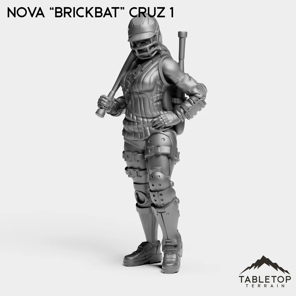 Tabletop Terrain Miniature Nova ''Brickbat'' Cruz
