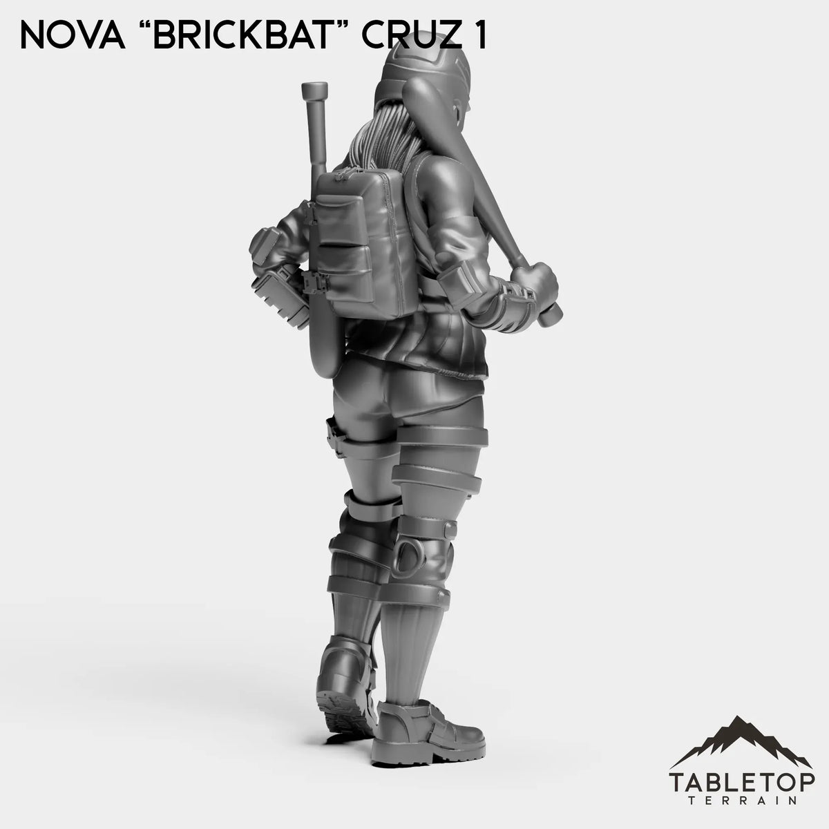 Tabletop Terrain Miniature Nova ''Brickbat'' Cruz