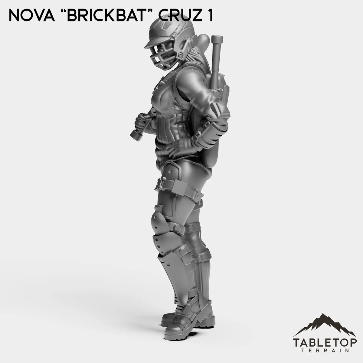 Tabletop Terrain Miniature Nova ''Brickbat'' Cruz