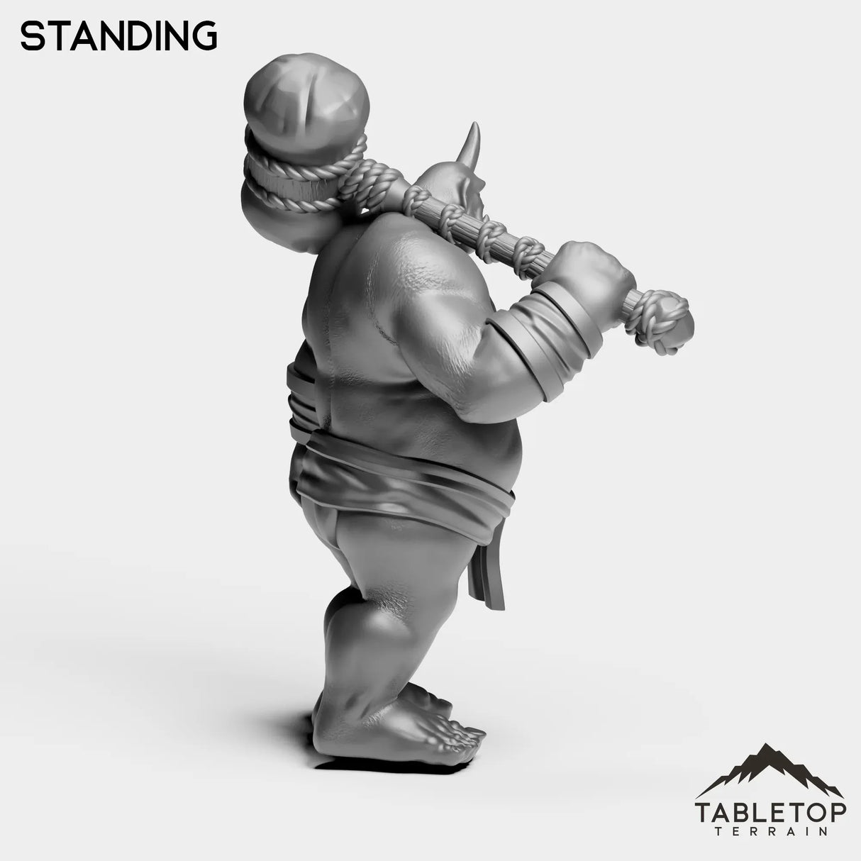 Tabletop Terrain Miniature Ogre Brute
