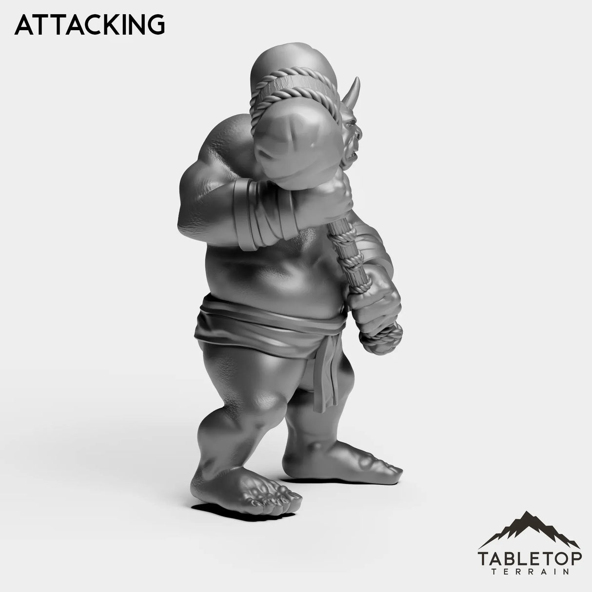 Tabletop Terrain Miniature Ogre Brute
