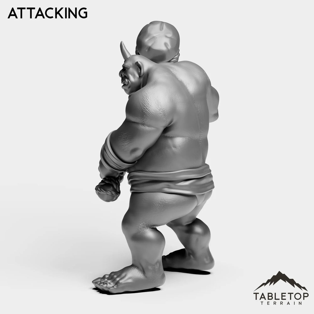 Tabletop Terrain Miniature Ogre Brute