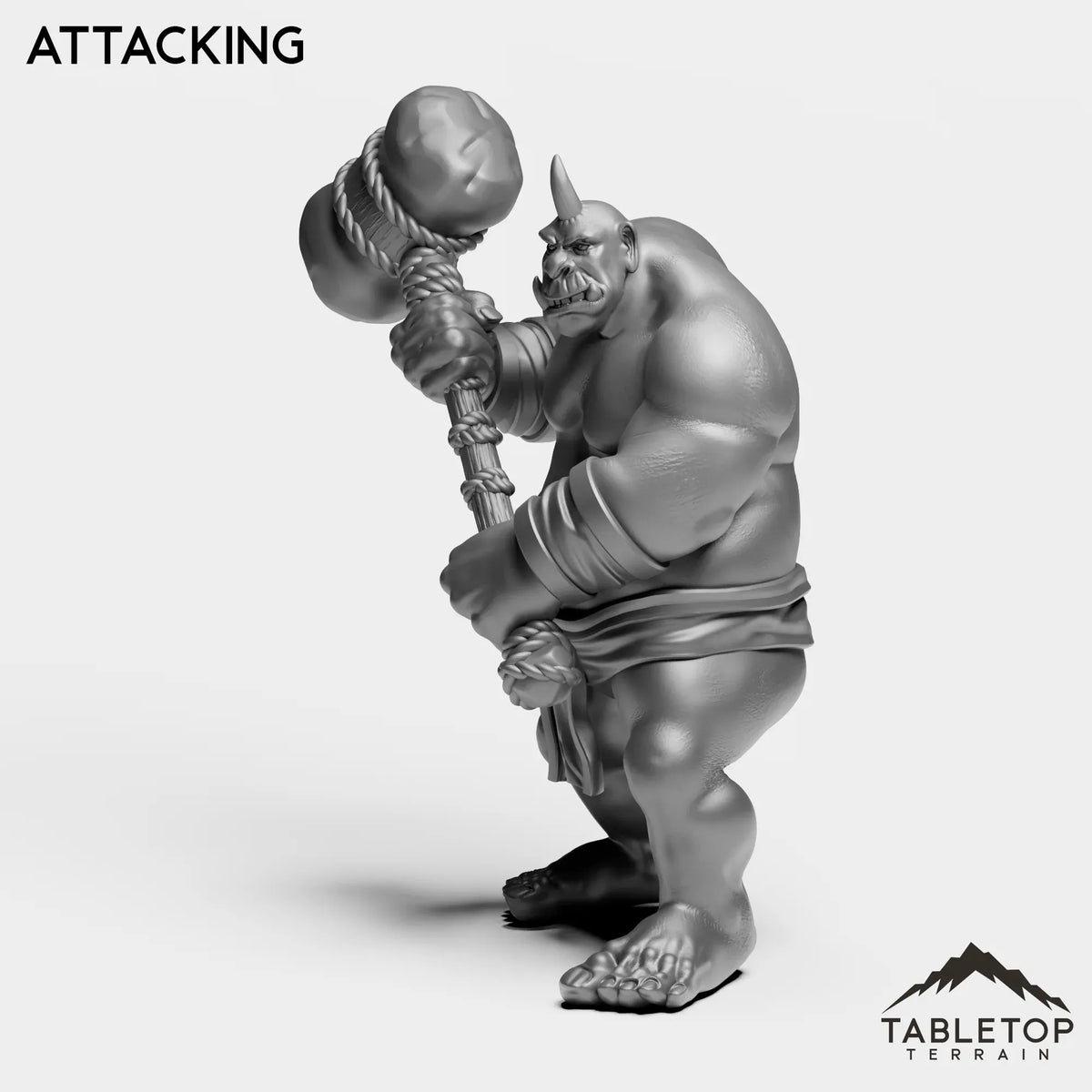 Tabletop Terrain Miniature Ogre Brute