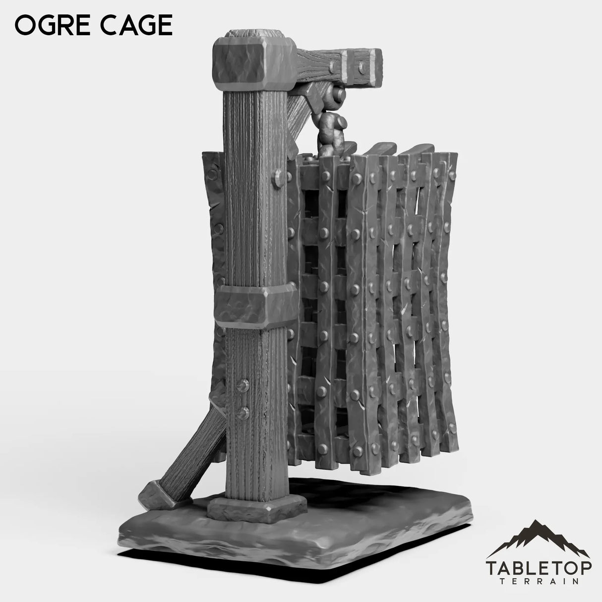 Tabletop Terrain Miniature Ogre Cage