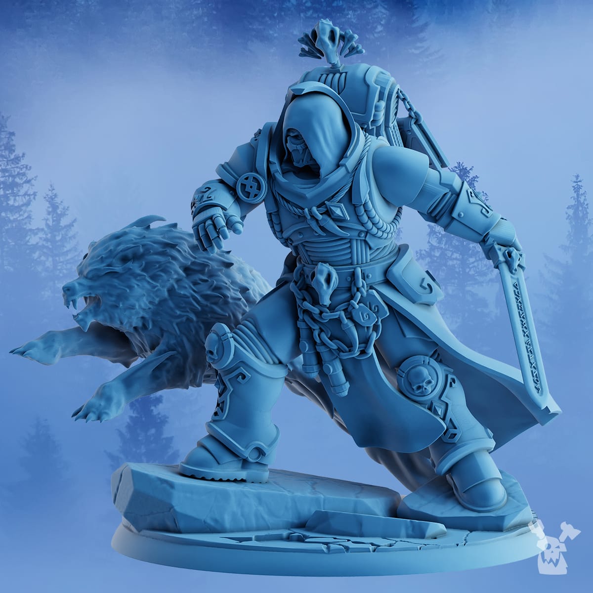 Tabletop Terrain Miniature Ölaf, the White Fang