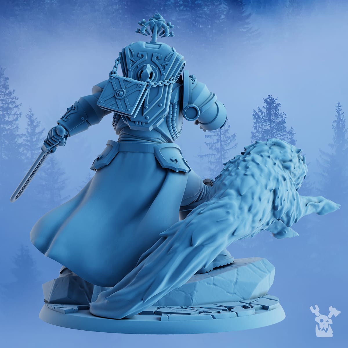 Tabletop Terrain Miniature Ölaf, the White Fang