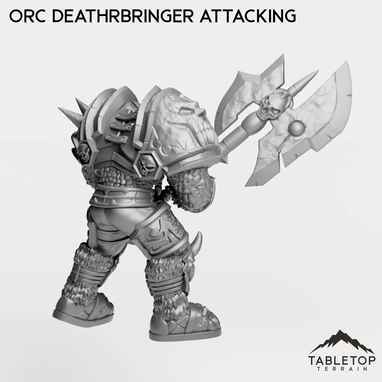 Tabletop Terrain Miniature Orc Deathbringer