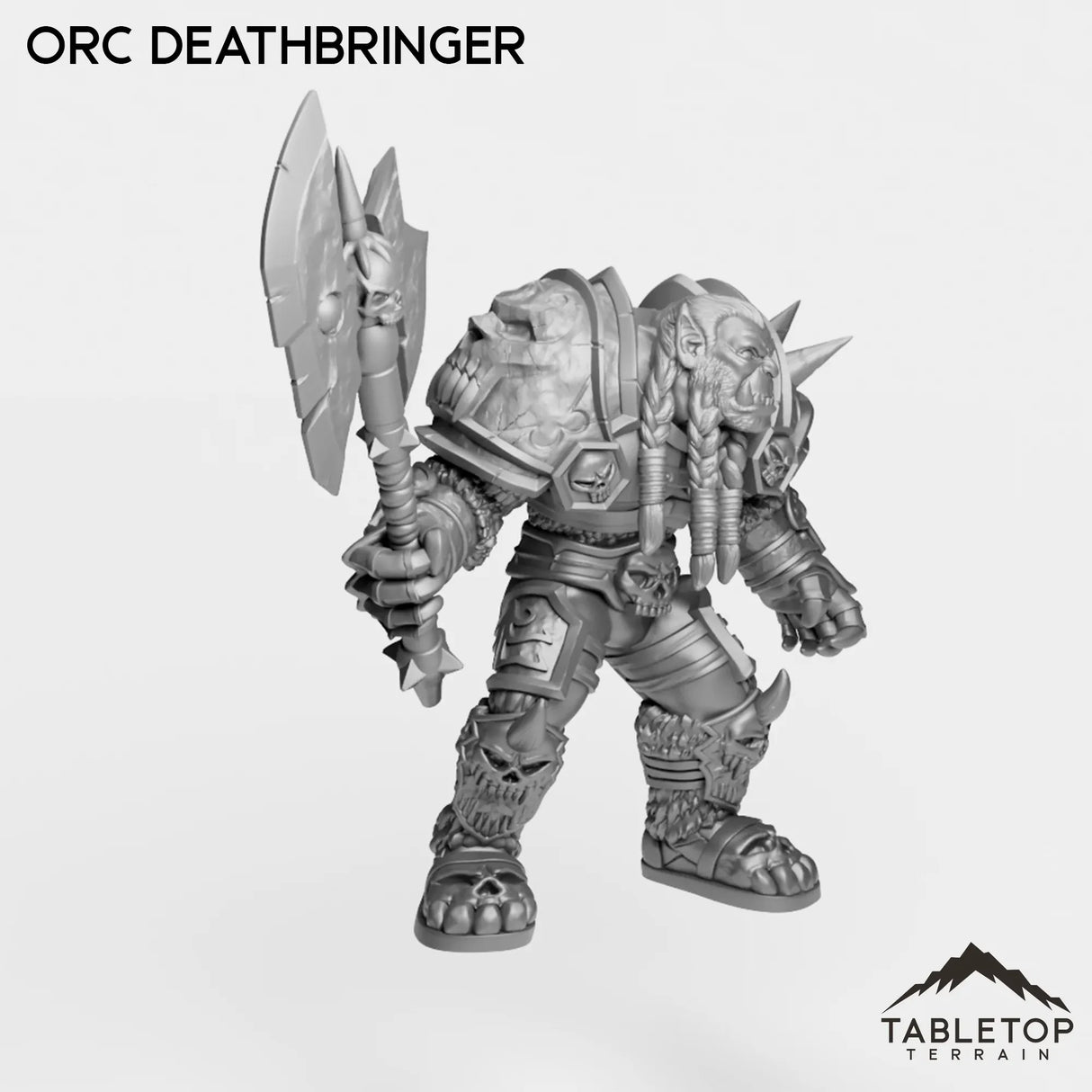 Tabletop Terrain Miniature Orc Deathbringer