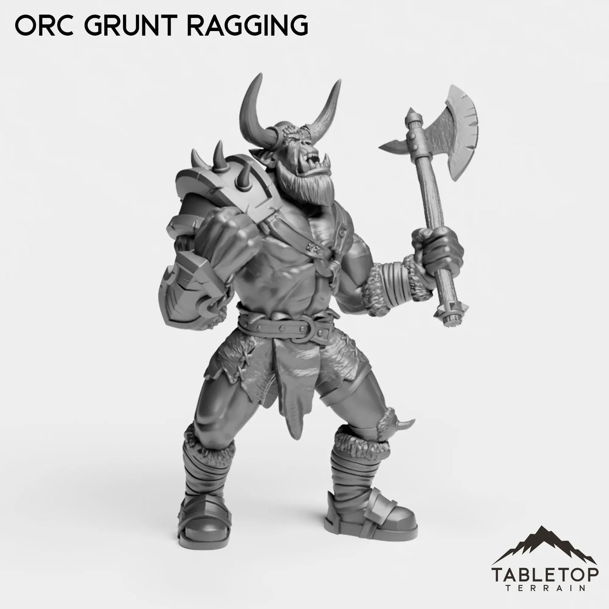 Tabletop Terrain Miniature Orc Grunt