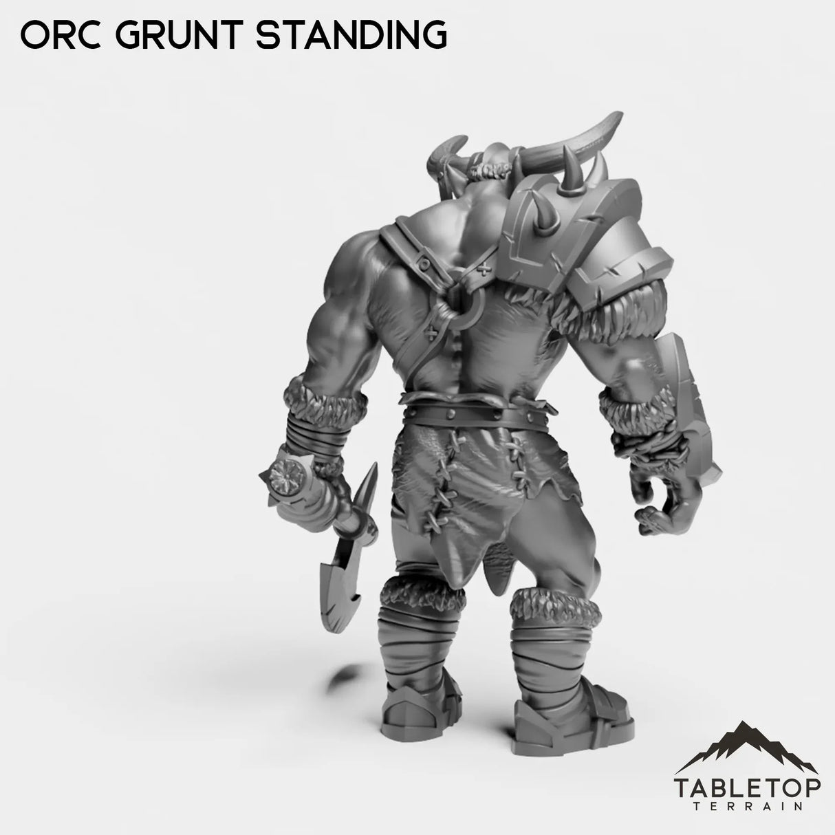 Tabletop Terrain Miniature Orc Grunt