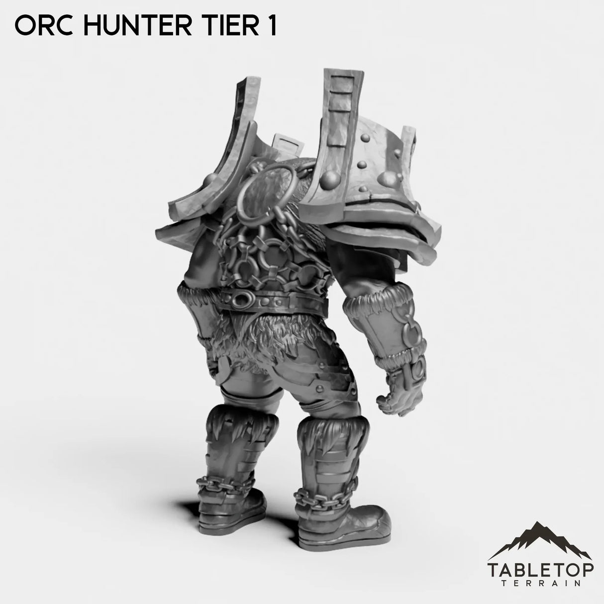 Tabletop Terrain Miniature Orc Hunter Tier 1