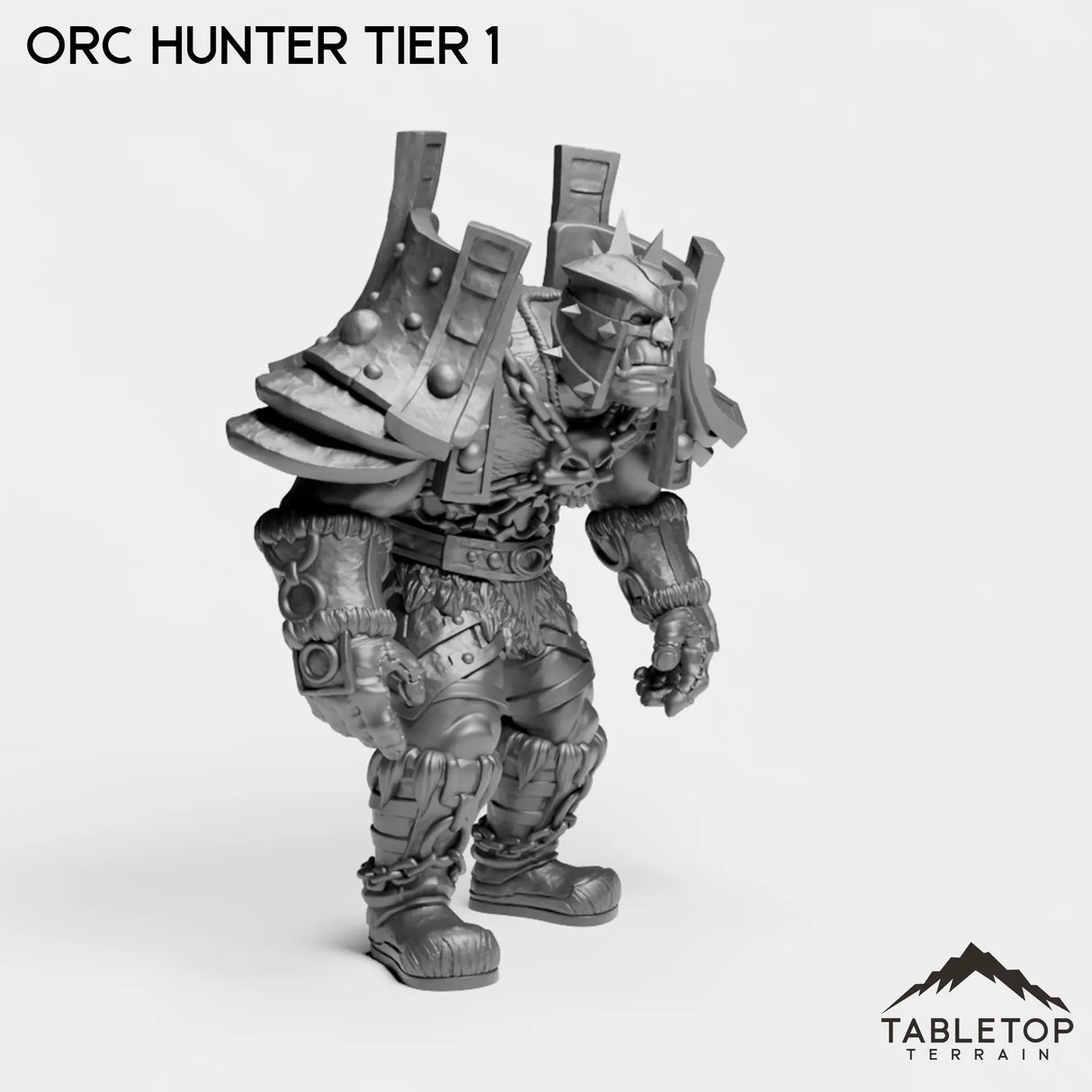 Tabletop Terrain Miniature Orc Hunter Tier 1