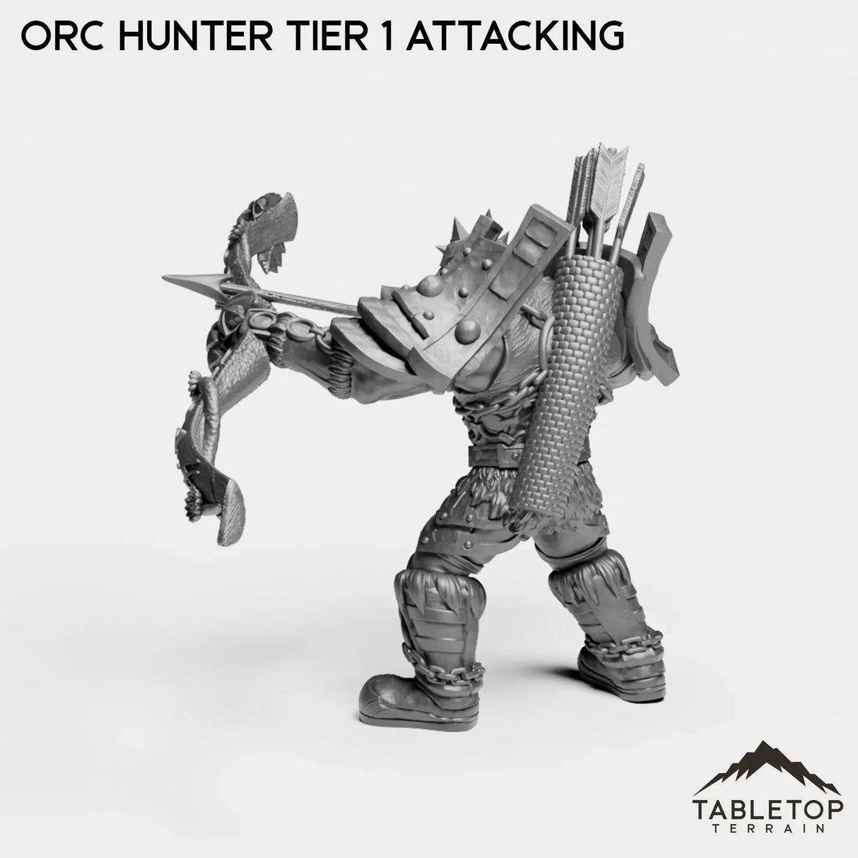 Tabletop Terrain Miniature Orc Hunter Tier 1