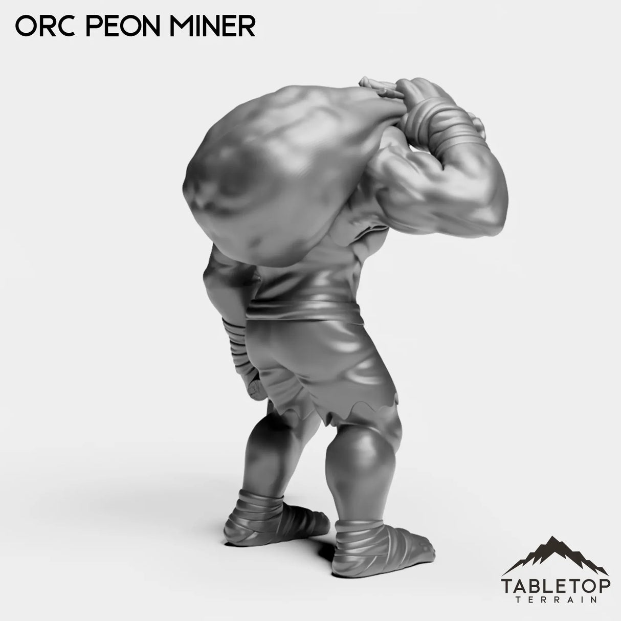 Tabletop Terrain Miniature Orc Peon