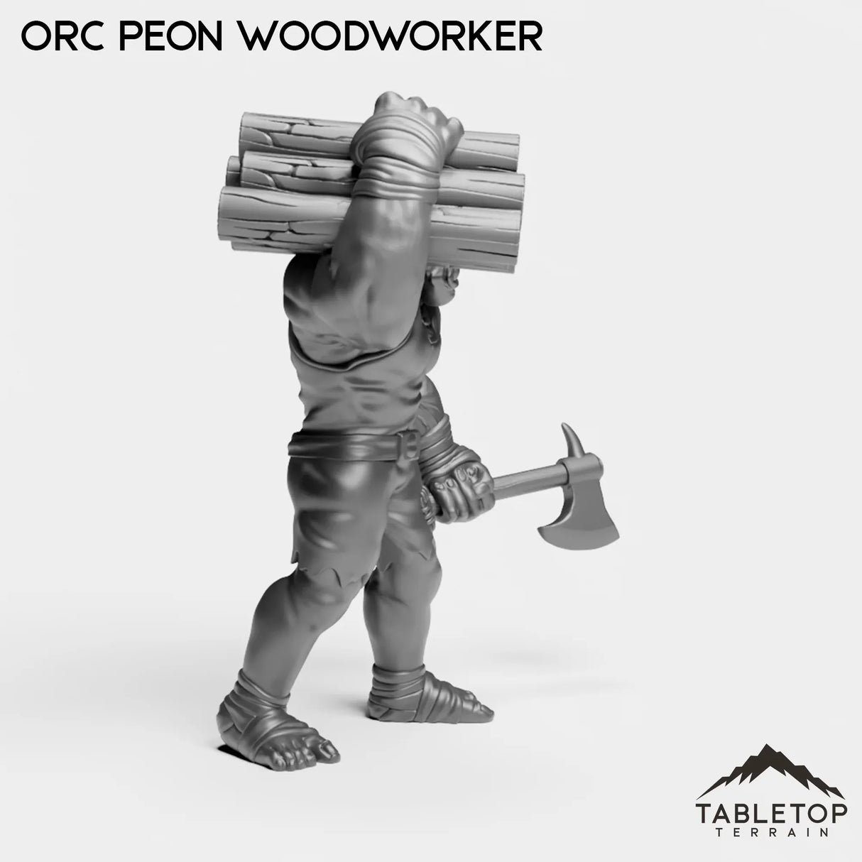 Tabletop Terrain Miniature Orc Peon