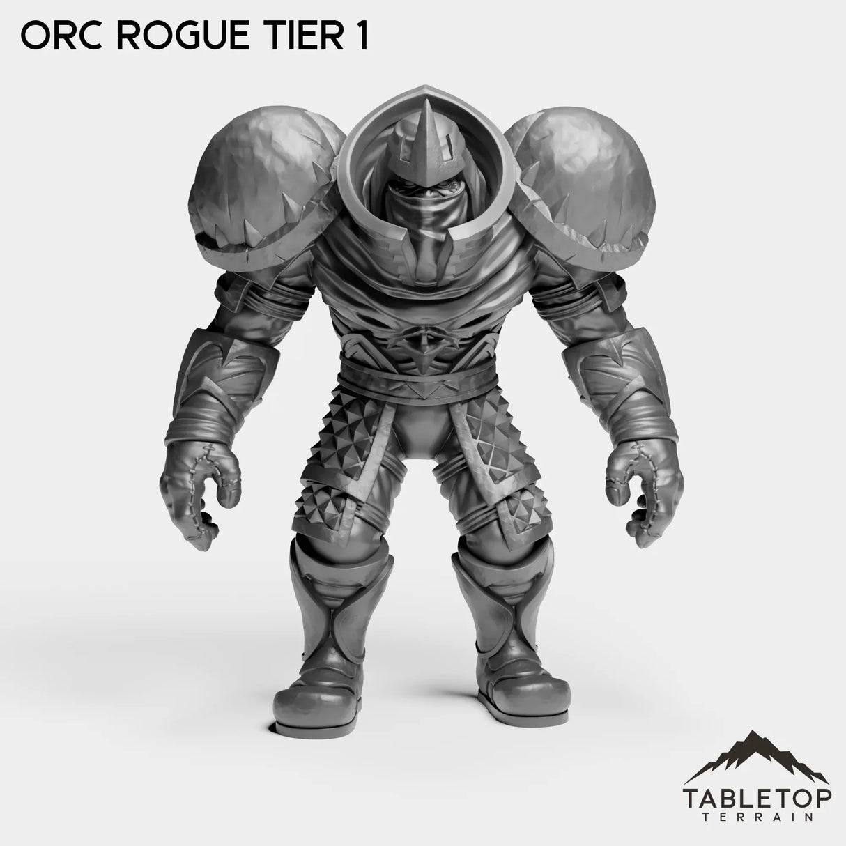 Tabletop Terrain Miniature Orc Rogue Tier 1 Orc Rogue Tier 1