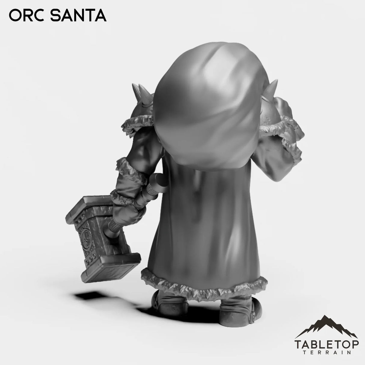 Tabletop Terrain Miniature Orc Santa