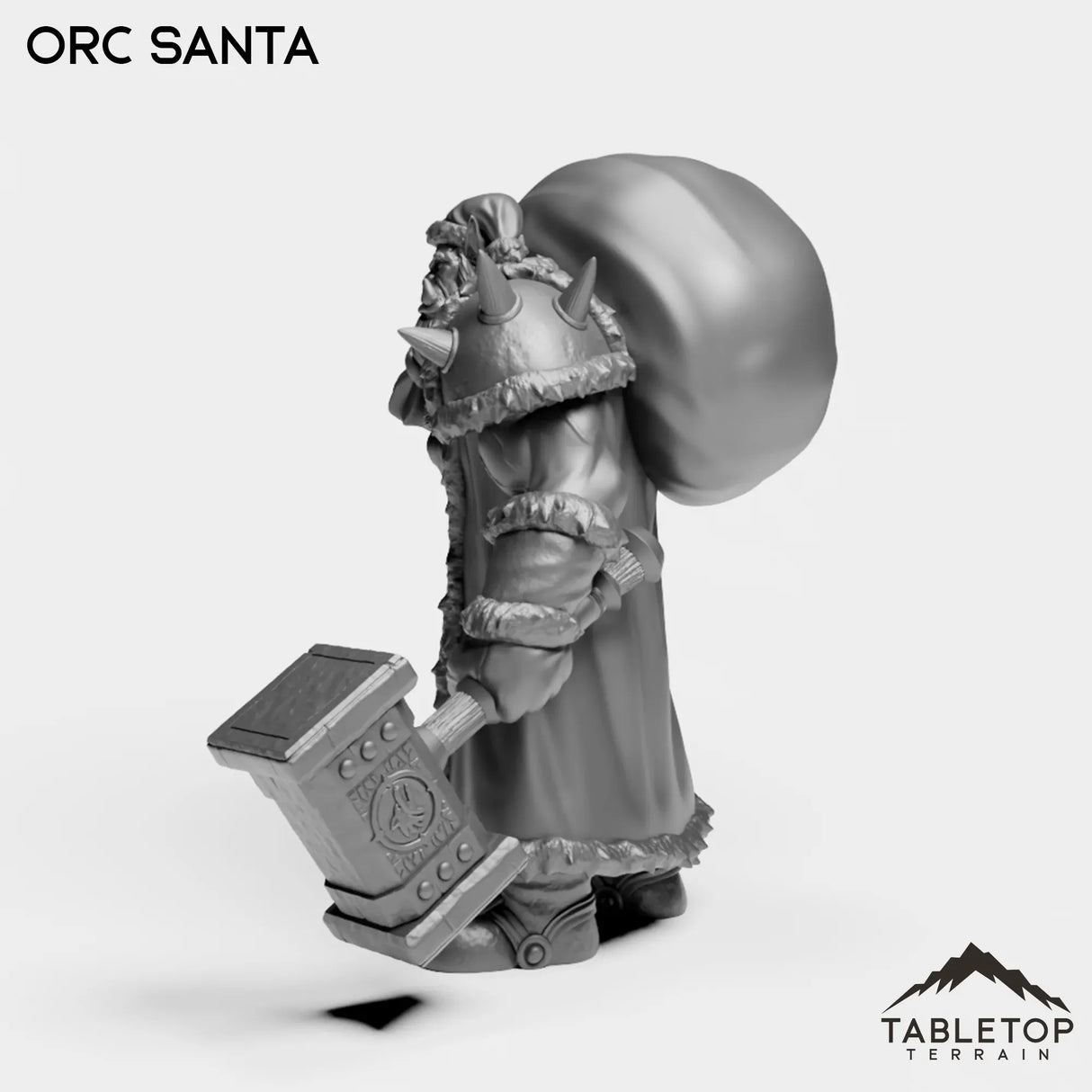 Tabletop Terrain Miniature Orc Santa