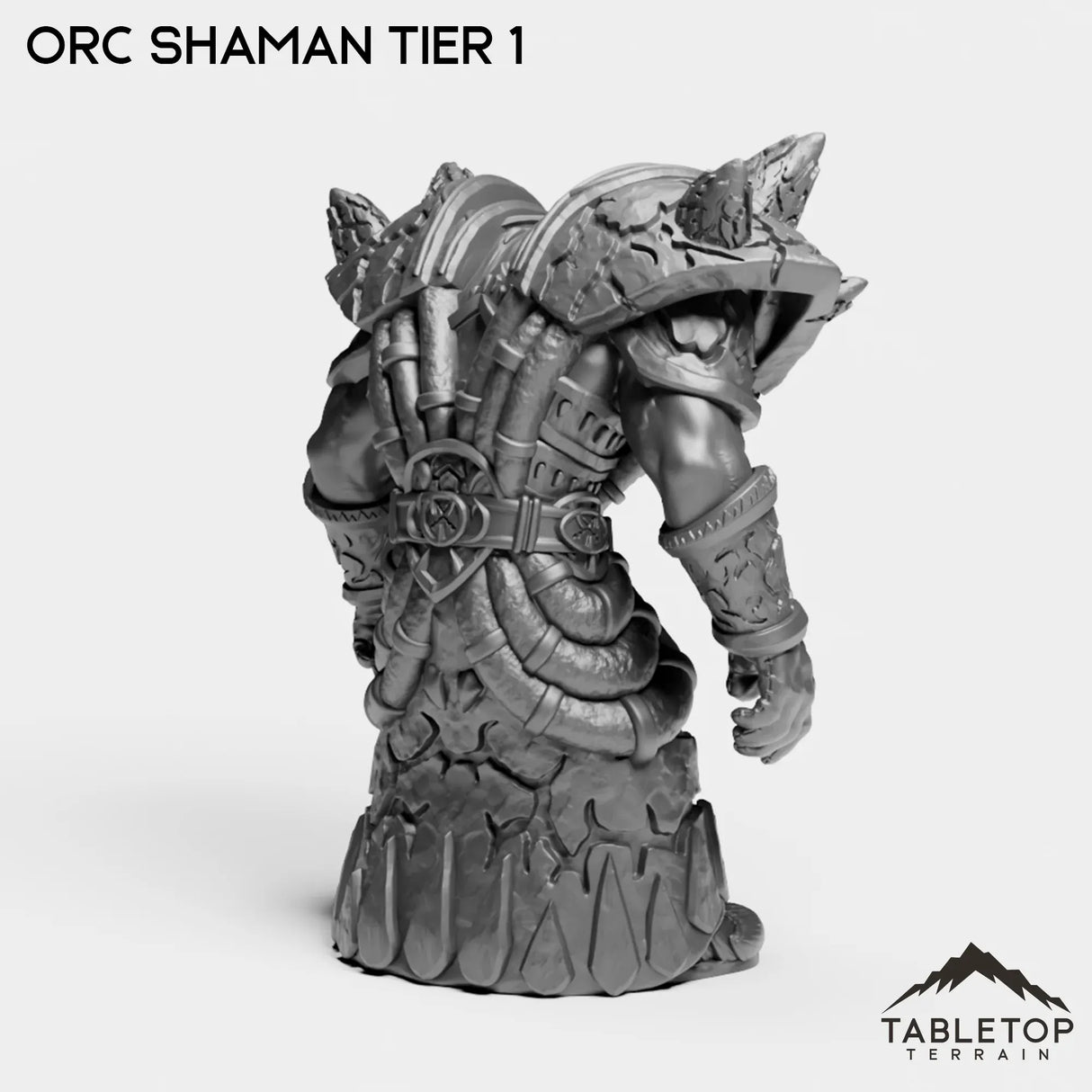 Tabletop Terrain Miniature Orc Shaman Tier 1