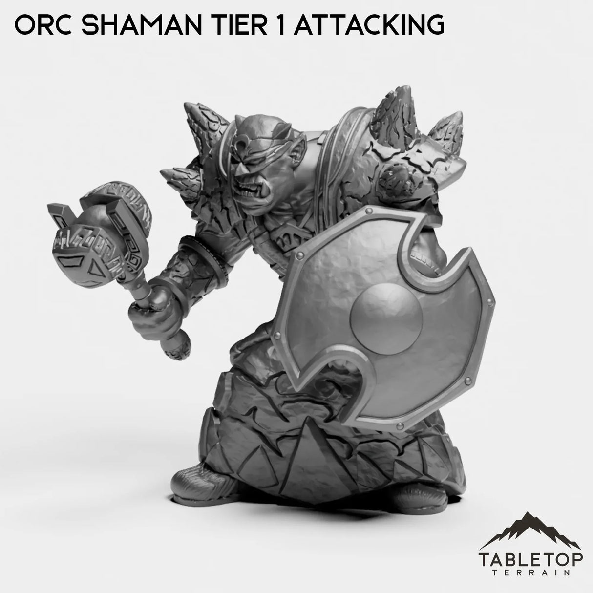 Tabletop Terrain Miniature Orc Shaman Tier 1