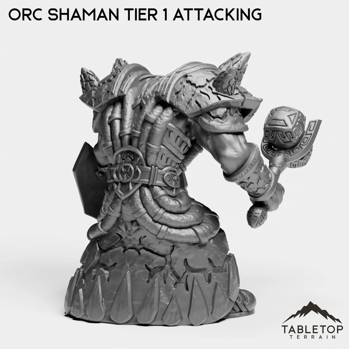 Tabletop Terrain Miniature Orc Shaman Tier 1