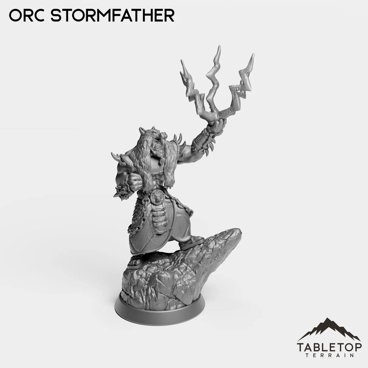 Tabletop Terrain Miniature Orc Stormfather