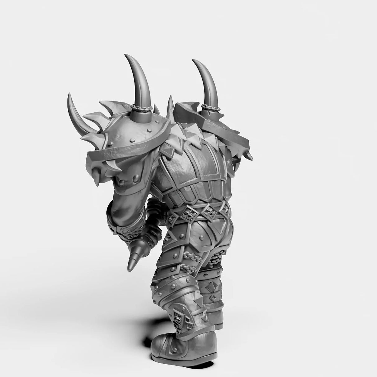 Tabletop Terrain Miniature Orc Warrior Tier 1