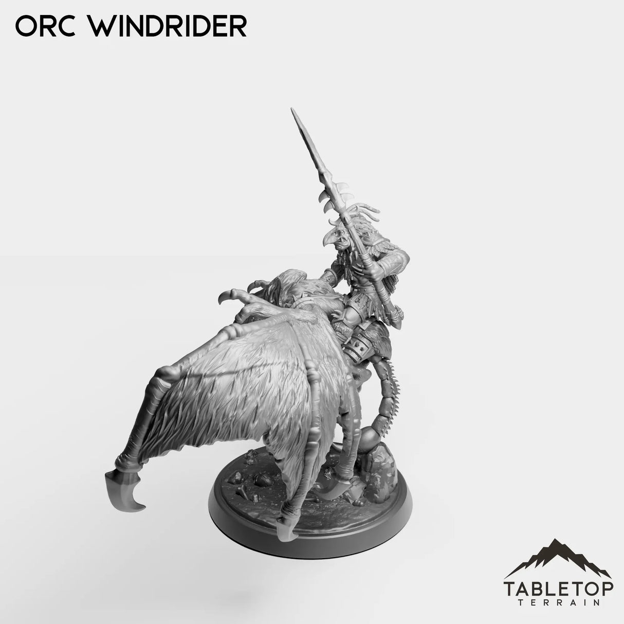 Tabletop Terrain Miniature Orc Windrider