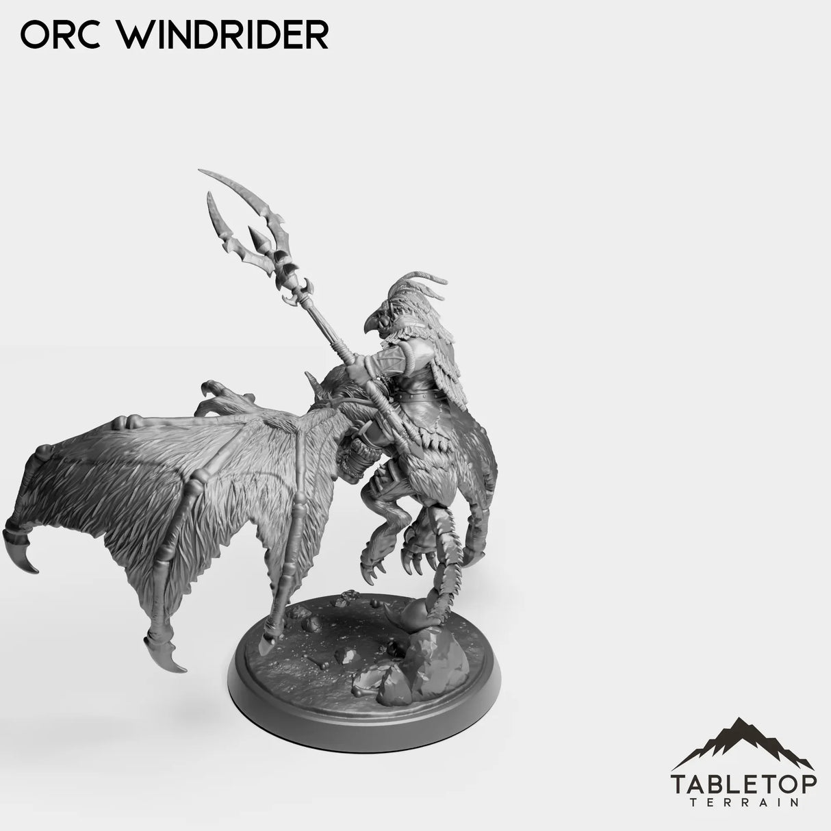 Tabletop Terrain Miniature Orc Windrider