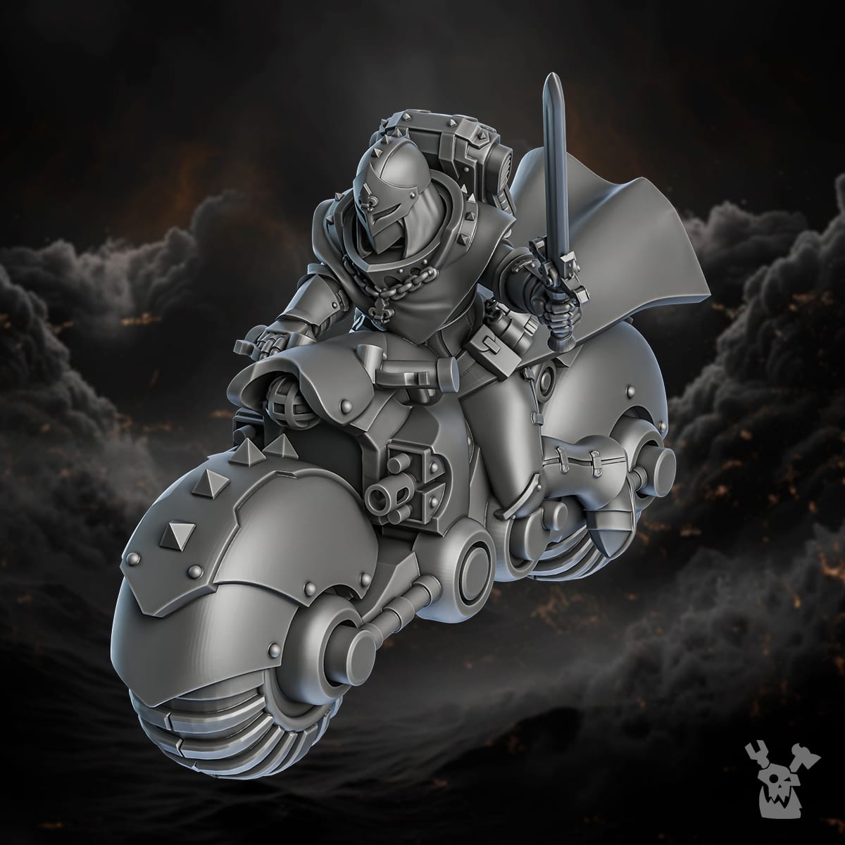 Tabletop Terrain Miniature Order of Repentance Biker Sisters Squad