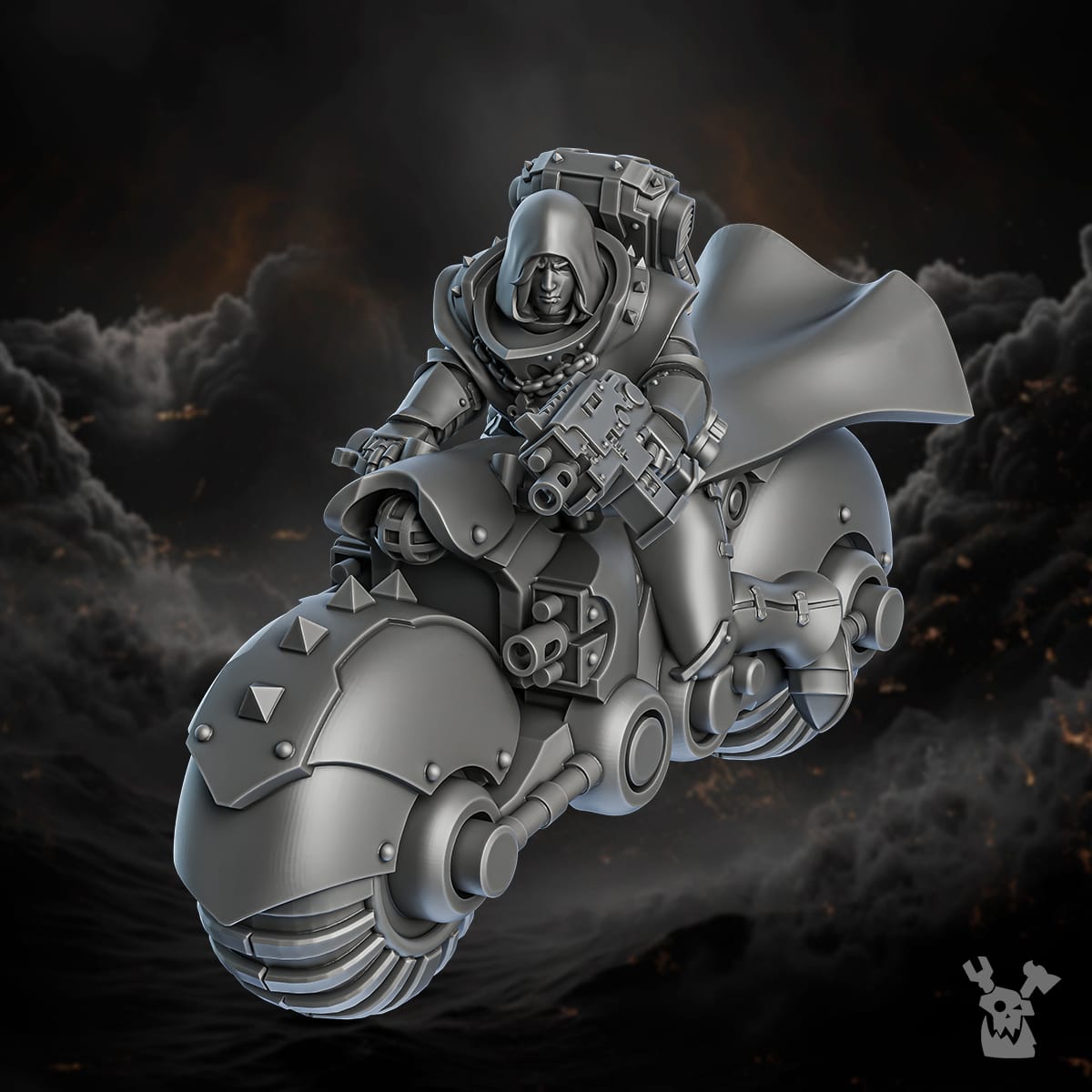 Tabletop Terrain Miniature Order of Repentance Biker Sisters Squad
