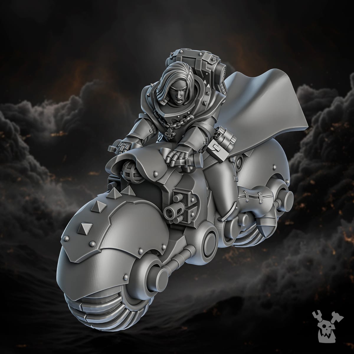 Tabletop Terrain Miniature Order of Repentance Biker Sisters Squad